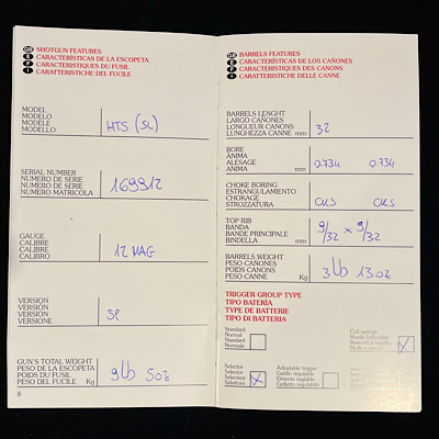 PERAZZI HIGH TECH S BLACK EDITION-12GA-32" O/U-RH ADJ STK-SER # 169912 - Image 6